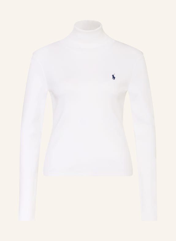 POLO RALPH LAUREN turtleneck shirt WHITE