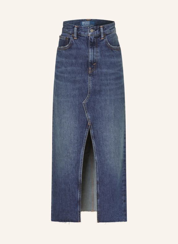 POLO RALPH LAUREN spódnica jeansowa GRANATOWY