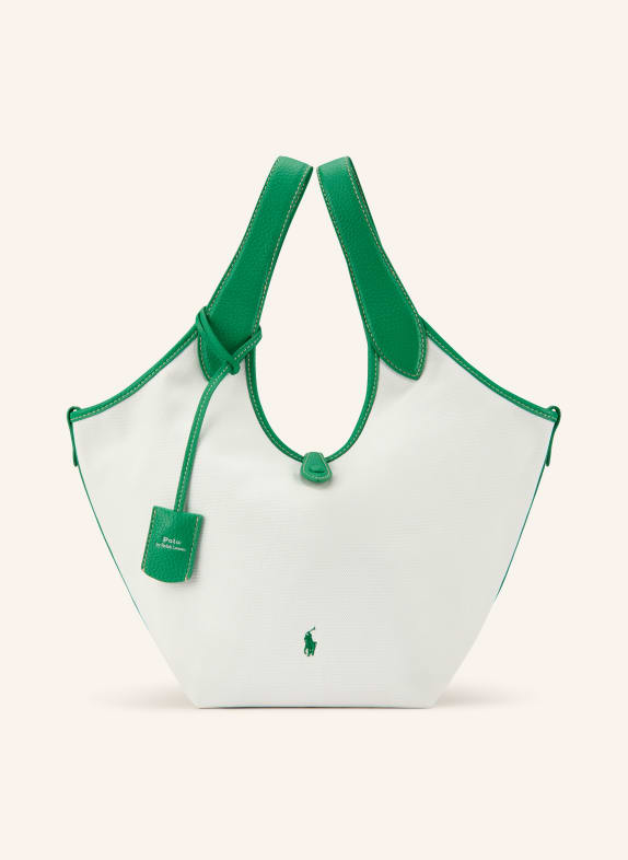 POLO RALPH LAUREN handbag WHITE / GREEN