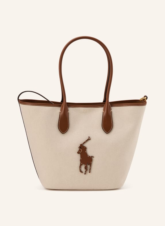 POLO RALPH LAUREN Shopper BELLPORT MEDIUM LIGHT BROWN / BROWN