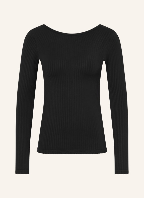Sweaty Betty MINDFUL long-sleeved shirt BLACK