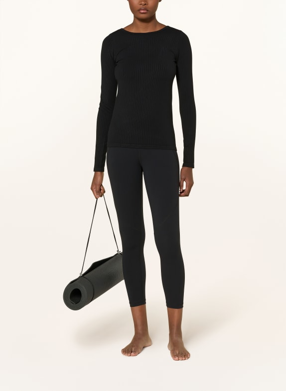 Sweaty Betty Longsleeve MINDFUL ZWART