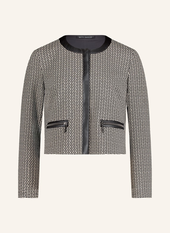 Betty Barclay Kastenjacke SCHWARZ / WEISS