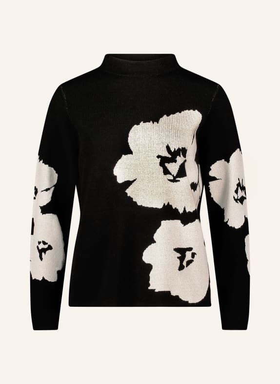 Betty Barclay sweter CZARNY / KREMOWY