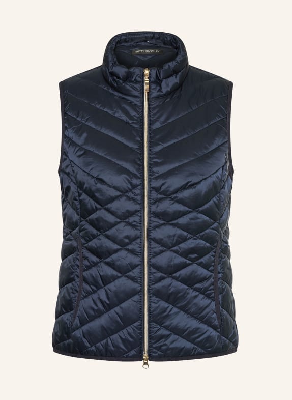 Betty Barclay quilted vest DARK BLUE