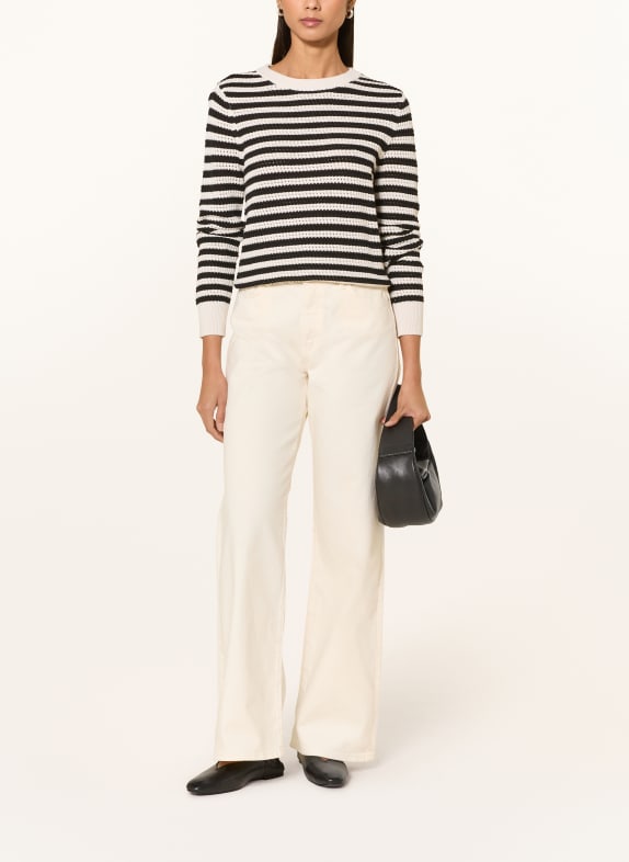 BETTY&CO Pullover ECRU / SCHWARZ