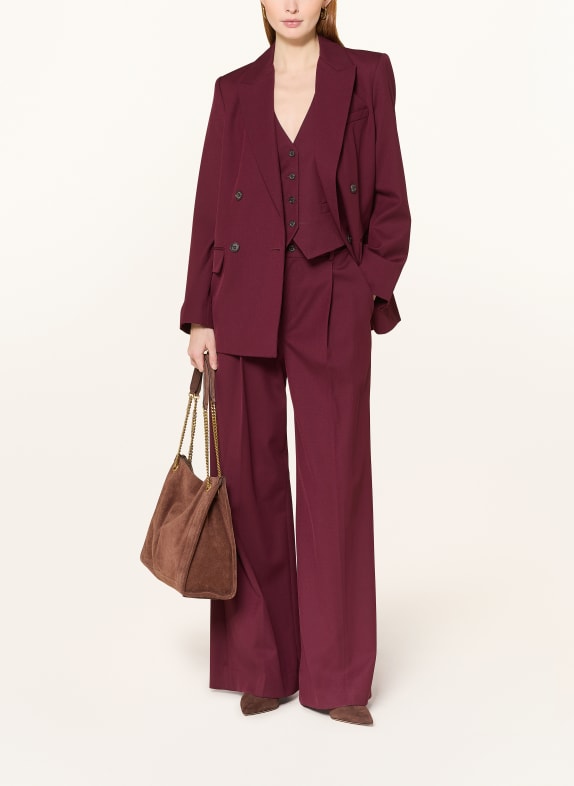 LAUREN RALPH LAUREN Marlene-broek DONKERROOD