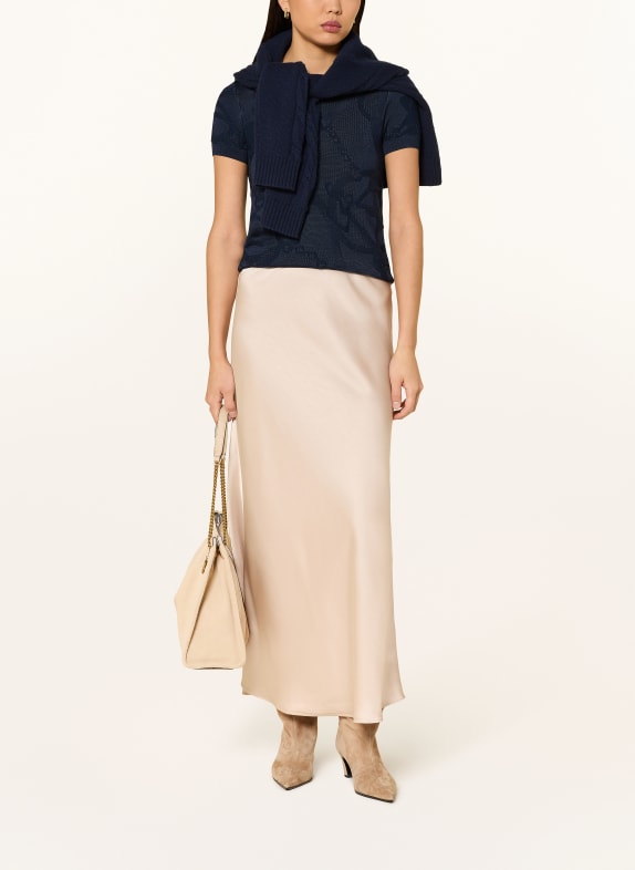 LAUREN RALPH LAUREN gebreid shirt DONKERBLAUW