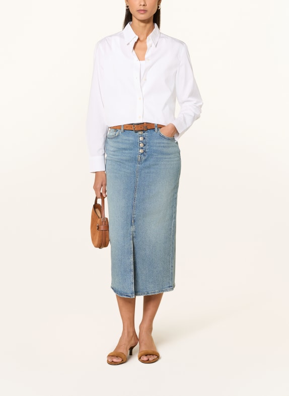 LAUREN RALPH LAUREN jeansrok LICHTBLAUW