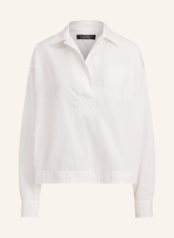 LAUREN RALPH LAUREN blouse shirt WHITE