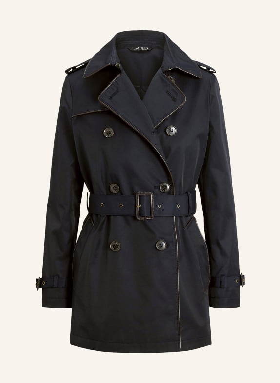 LAUREN RALPH LAUREN trench coat DARK BLUE