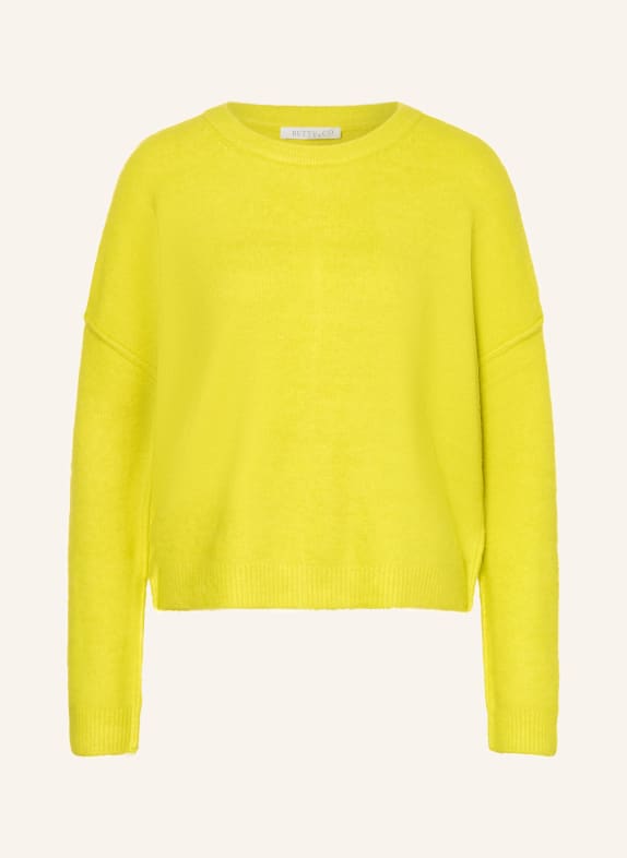 BETTY&CO sweter JASKRAWY ŻÓŁTY
