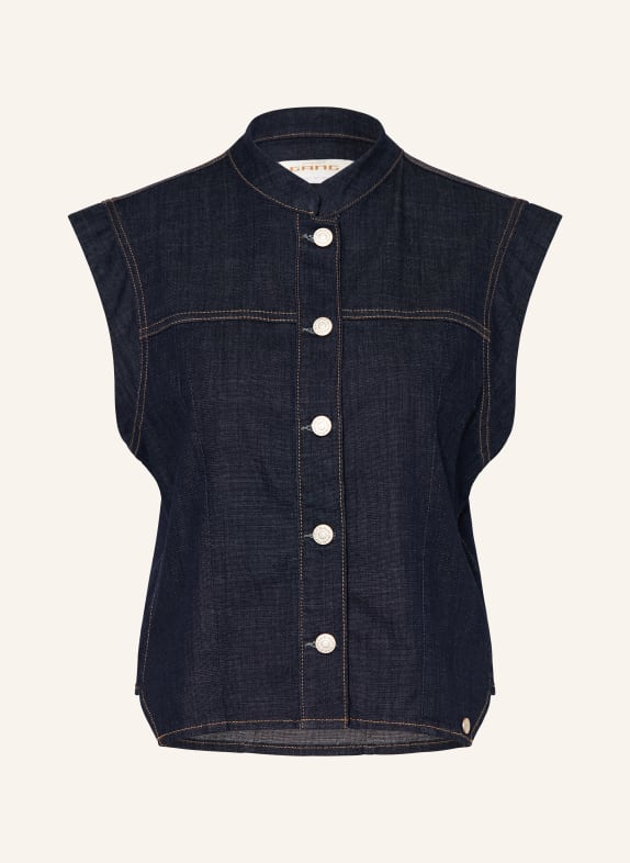 GANG Jeansweste 94LARA DUNKELBLAU