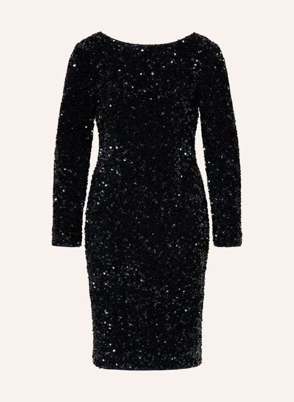 HOBBS SAWYER cocktail dress with sequins DARK BLUE
