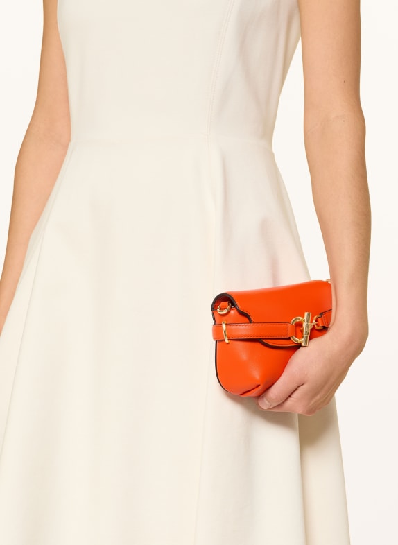 LAUREN RALPH LAUREN schoudertas ORANJE / GOUD