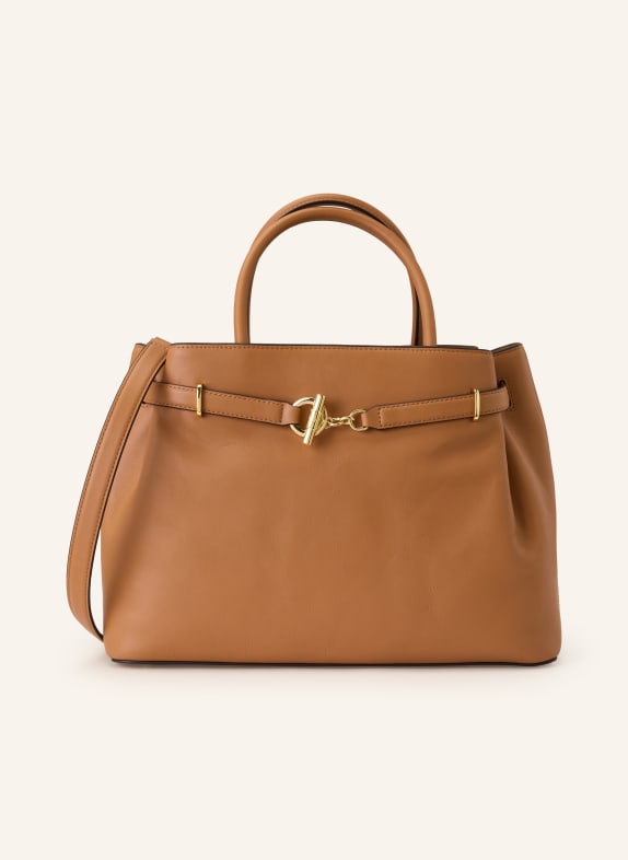 LAUREN RALPH LAUREN Handtasche COGNAC