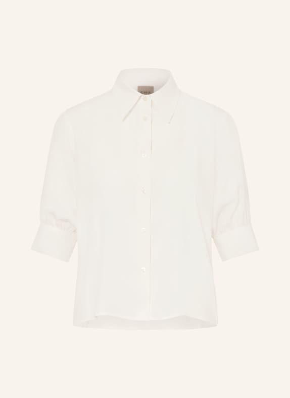 ÉMANOU Hemdbluse mit Seide WEISS