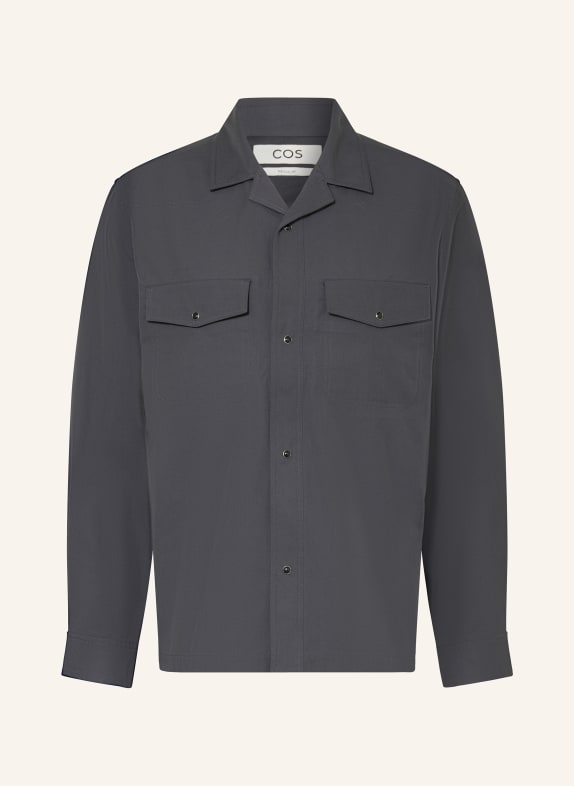 COS Overshirt DUNKELGRAU
