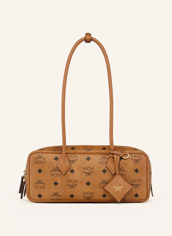 MCM Schultertasche AREN COGNAC