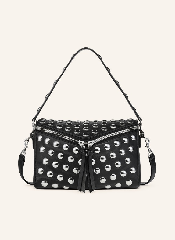 MCM Schultertasche DIAMANT 3D SMALL SCHWARZ / SILBER