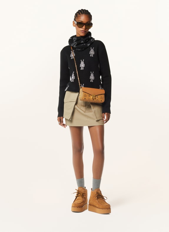 MCM Schoudertas TRACY COGNAC