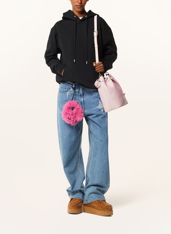 MCM Tote-taske DESSAU MEDIUM ROSA / GULD