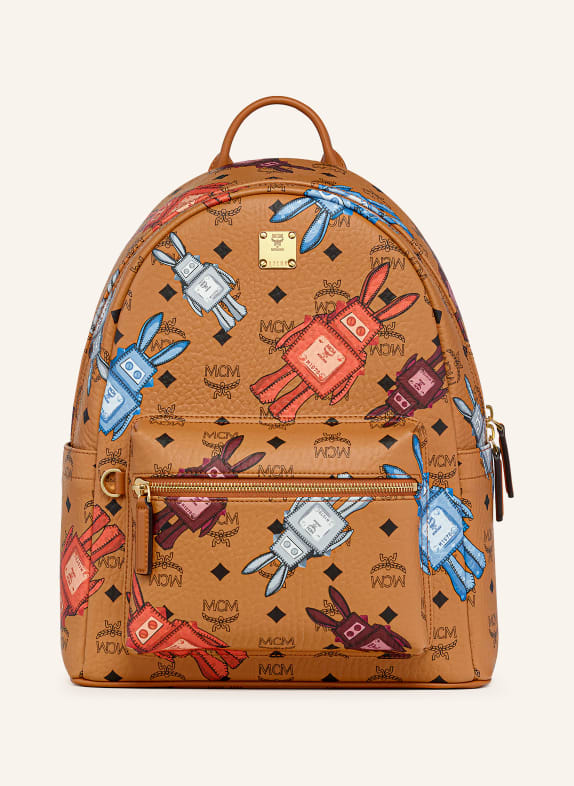 MCM Rucksack STARK COGNAC / ORANGE / BLAU