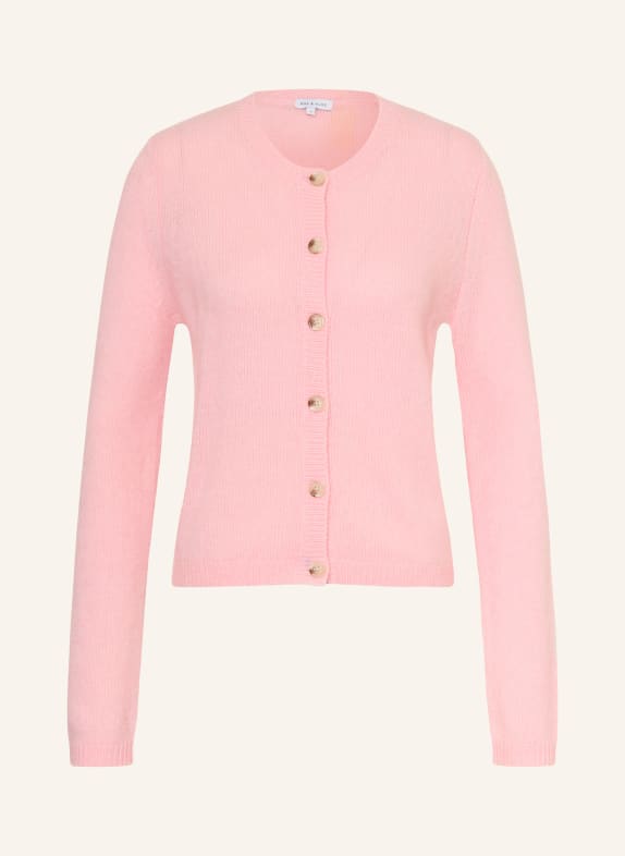 MRS & HUGS Svetr s kašmírem RŮŽOVÁ