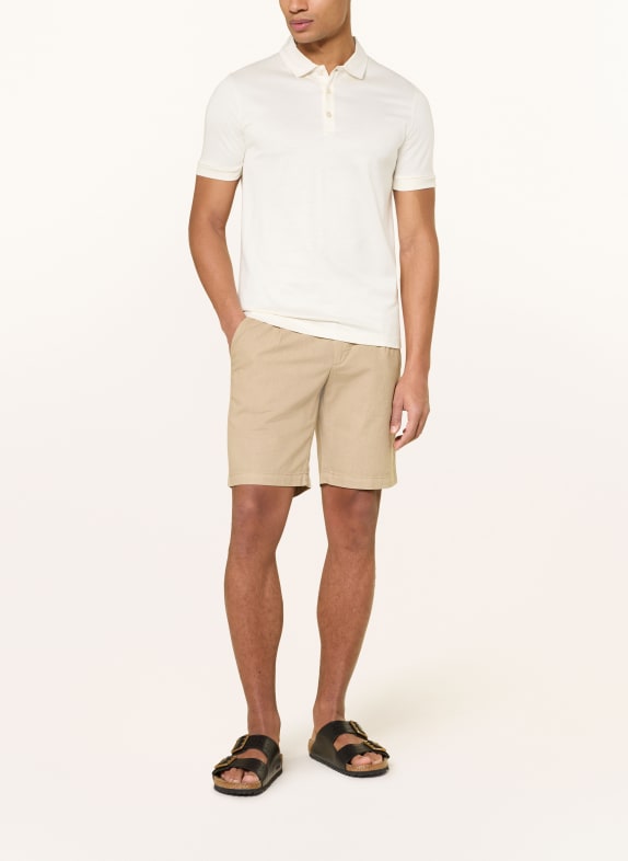 PAUL Tricou polo din jersey ECRU