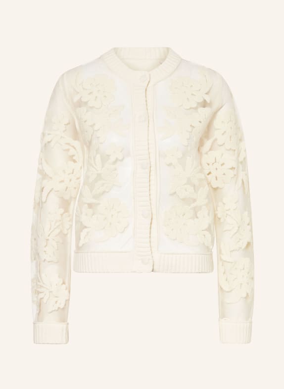 Rich & Royal Kardigan z mieszanki materiałów ECRU