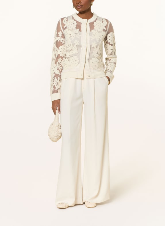 Rich & Royal Cardigan din material mixt ECRU