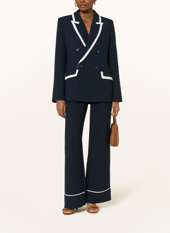 Rich & Royal blazer DONKERBLAUW / WIT