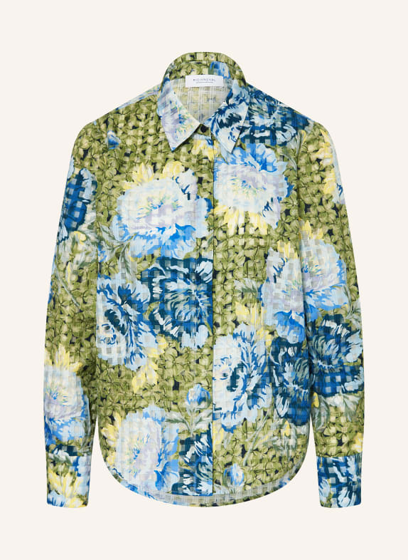 Rich & Royal Hemdbluse GRÜN / GELB / HELLBLAU