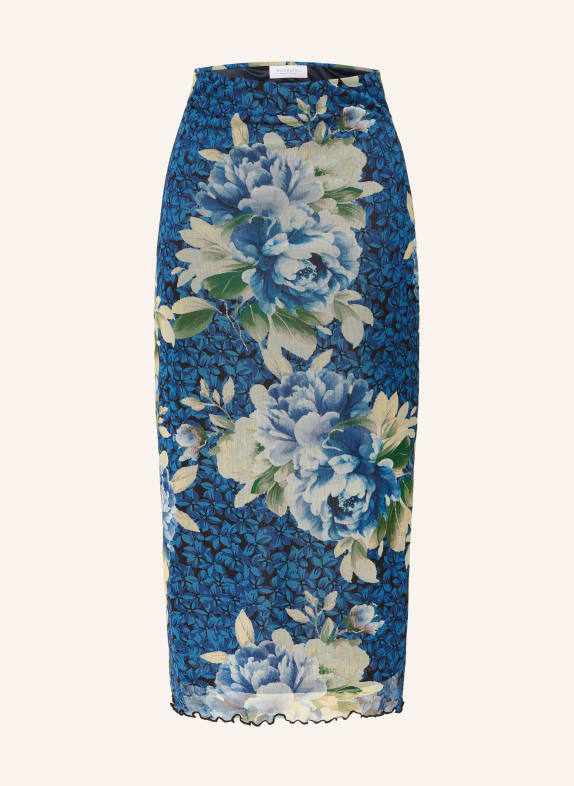 Rich & Royal mesh skirt BLUE / LIGHT YELLOW / WHITE