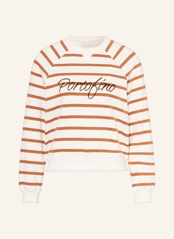 Rich & Royal Sweatshirt WEISS / BRAUN