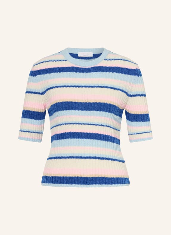 Rich & Royal Strickshirt HELLBLAU / HELLGELB / BLAU