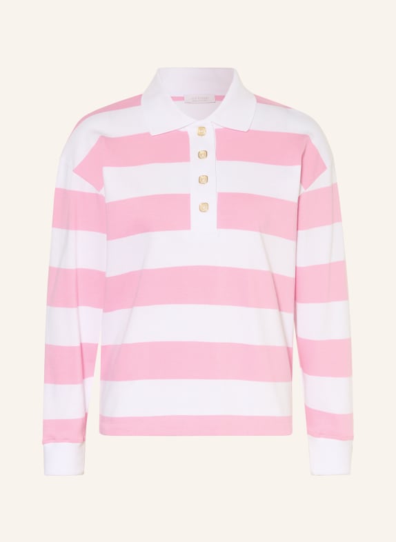Rich & Royal Rugbyshirt ROSA / WEISS