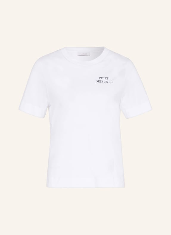 Rich & Royal T-Shirt EASY mit Schmcuksteinen WEISS