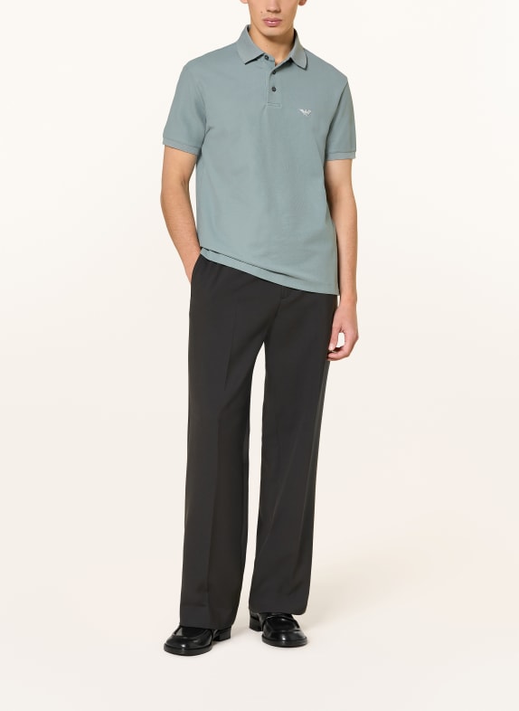 EMPORIO ARMANI Pikétröja Regular Fit LJUSGRÖN