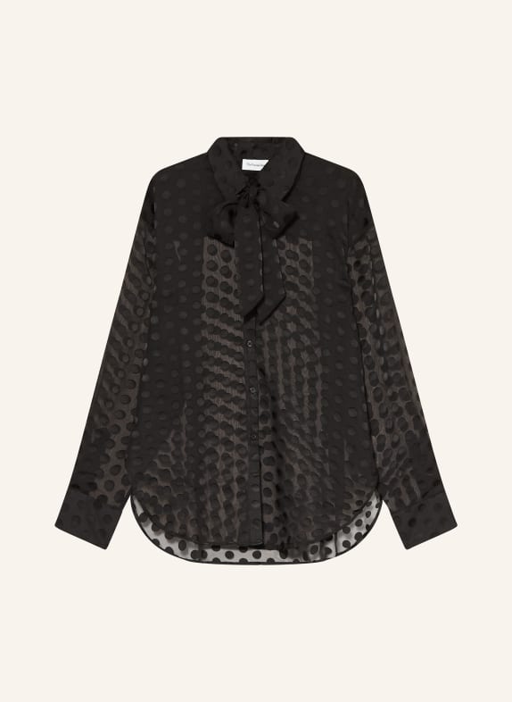 The Frankie Shop Schluppenbluse PERI SHEER SCHWARZ