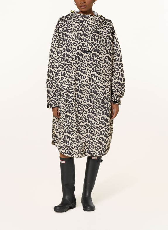 VIVI MARI Regenmantel SCHWARZ / CREME