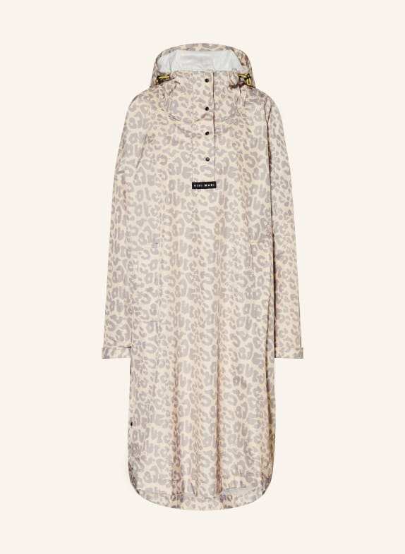VIVI MARI raincoat BEIGE / GRAY