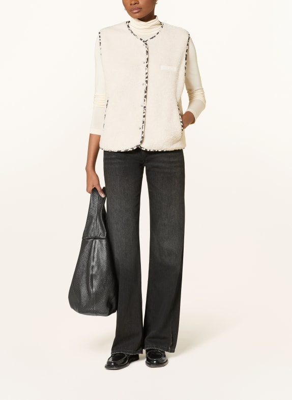 VIVI MARI Teddyfell-Weste ECRU