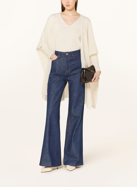 FABIANA FILIPPI Cape mit Pailletten ECRU