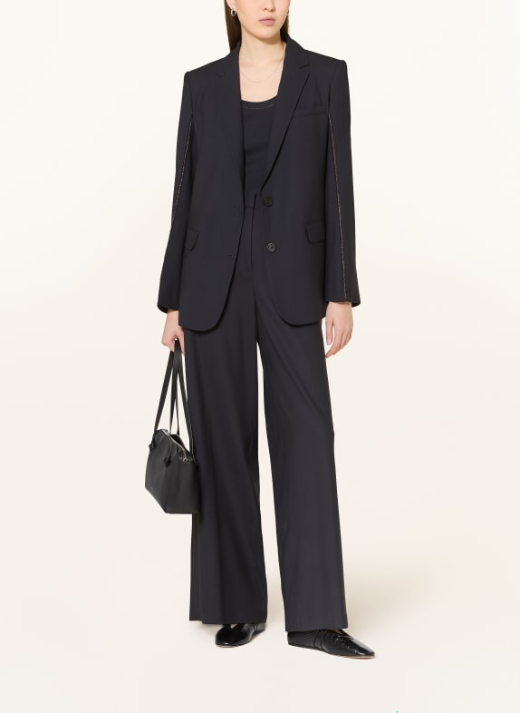 FABIANA FILIPPI Blazer mit Schmucksteinen DUNKELBLAU