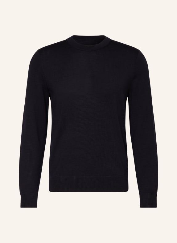 ARKET SYLVESTER sweater made from merino wool DARK BLUE