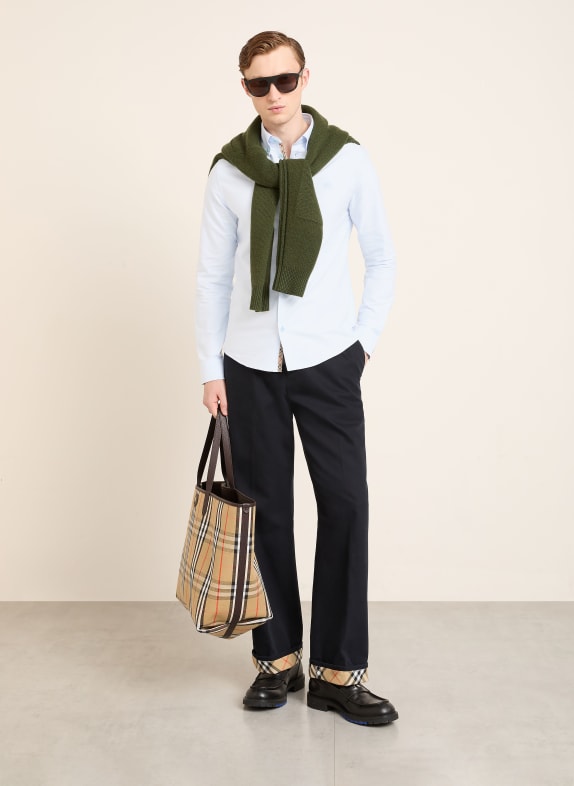 BURBERRY Overhemd Slim Fit LICHTBLAUW