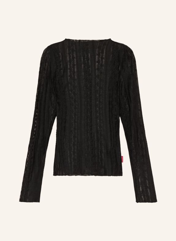 OH APRIL Dlouhé rukávy ZAHARA z krajky ČERNÁ