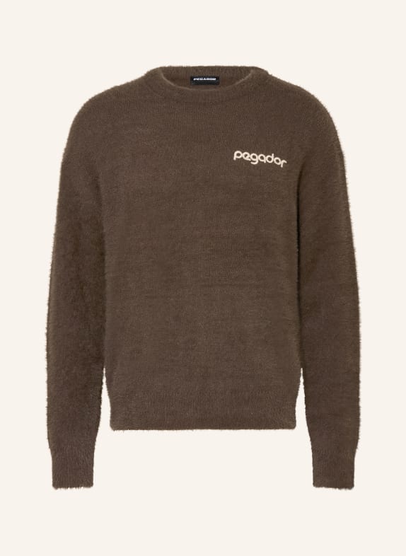 PEGADOR Svetr DALIAN TMAVĚ HNĚDÁ