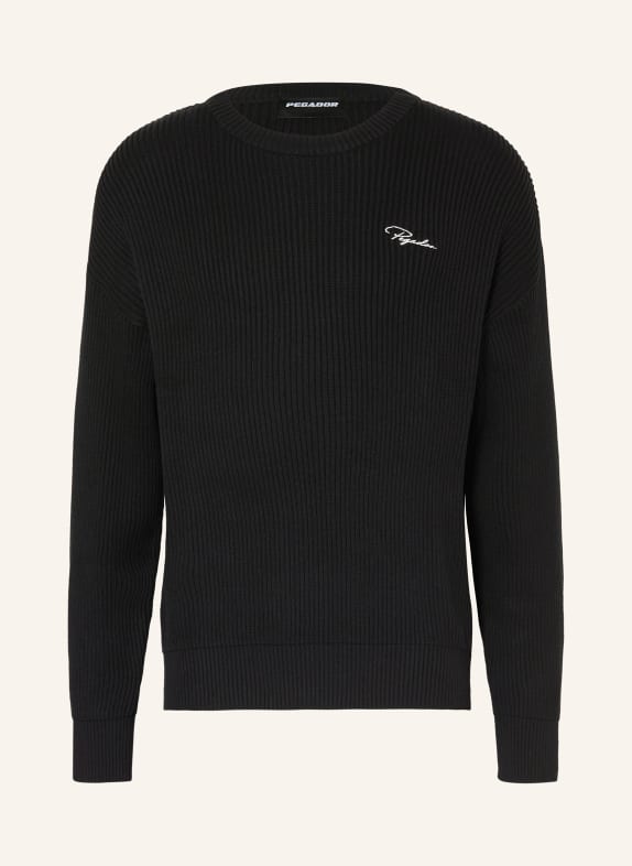 PEGADOR Oversized-Pullover SIGNAR SCHWARZ